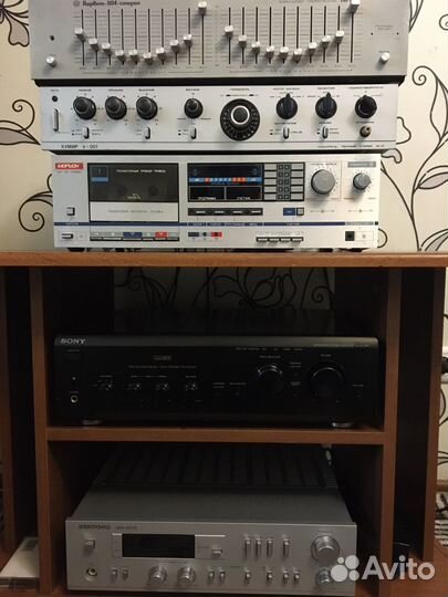Hi-fi компоненты усилители эквалайзеры деки