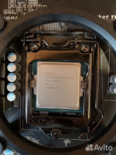 Комплект: мать Z87(Чипсет), Intel Xeon 1281v3,16Gb