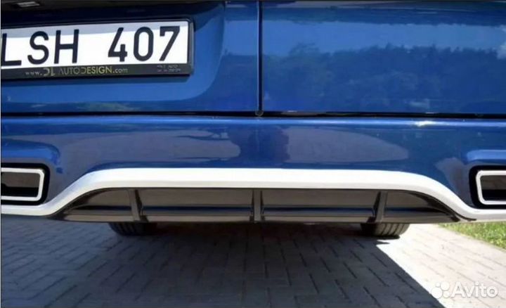 Диффузор на задний бампер Mercedes Sprinter w907