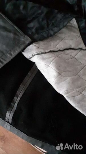 Кожаный плащ,52р