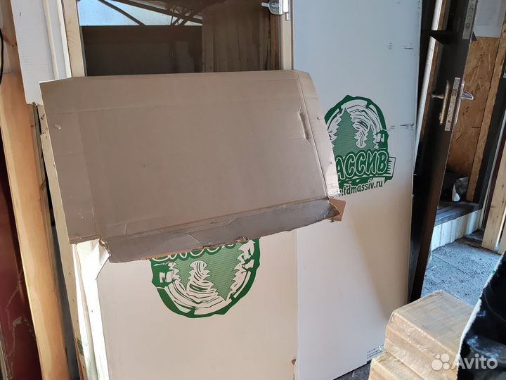 Дверь в баню стекло, дерево