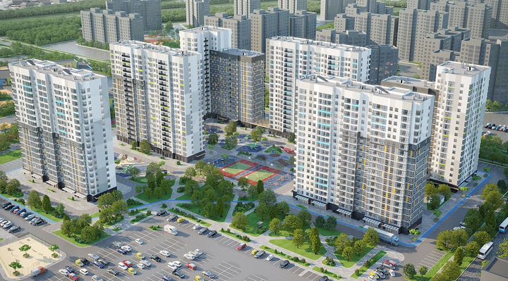 2-к. квартира, 58,8 м², 9/17 эт.