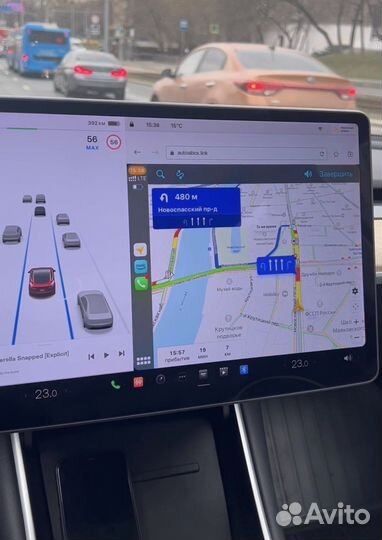 Carplay и Android Auto модуль для Tesla