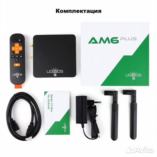Тв-приставка ugoos AM6B Plus