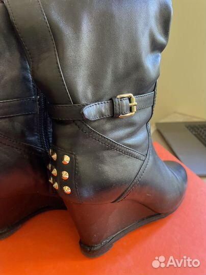 Сапоги кожаные Basconi