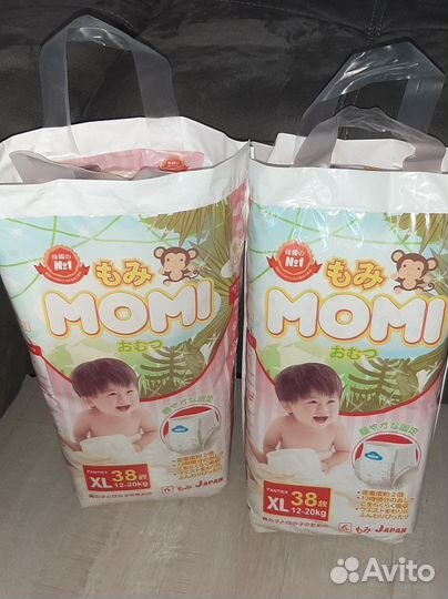 Подгузники трусики momi xl