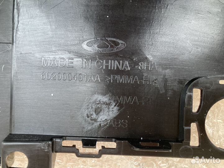 Накладка под гос номер Chery Tiggo 4 (новая орига)