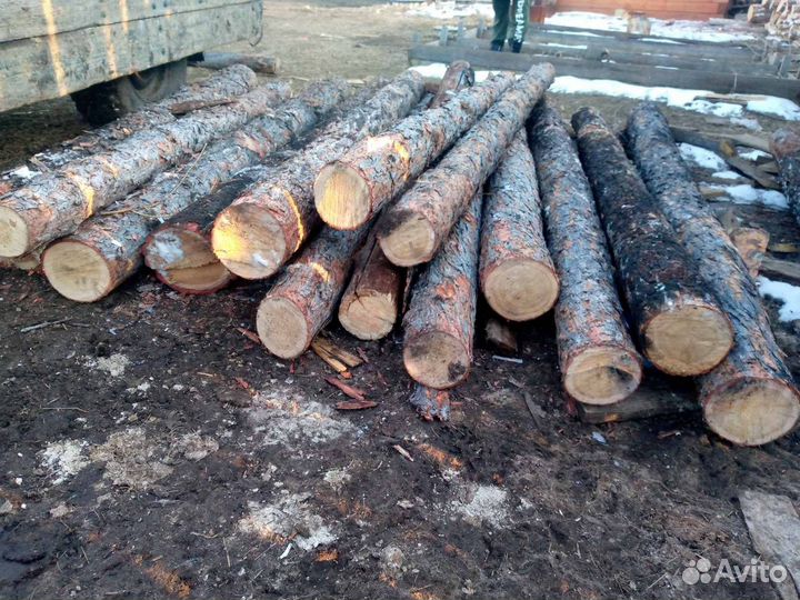 Столбики для забора деревянные