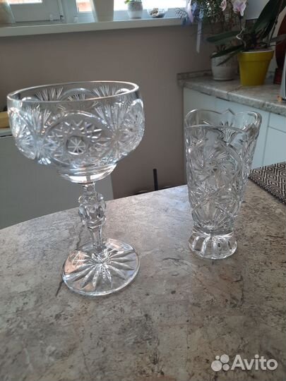Хрустальная посуда бу