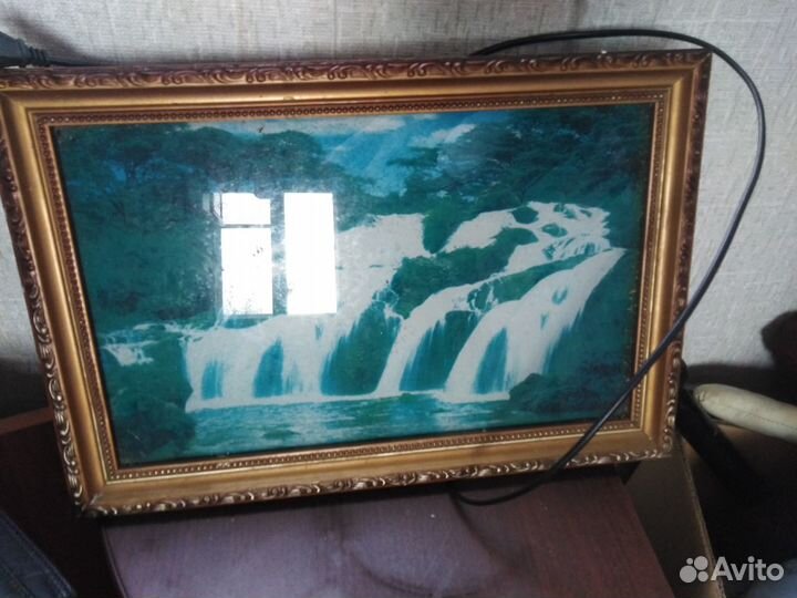 Картина водопад со звуком