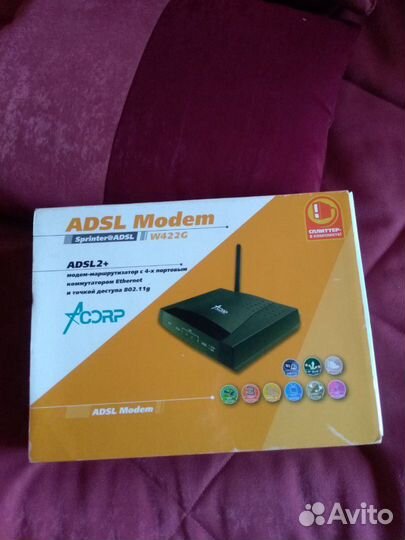 Модем-маршрутизатор adsl2+ с wi-fi