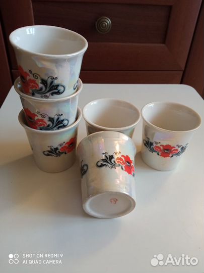 Рюмки перламутровые