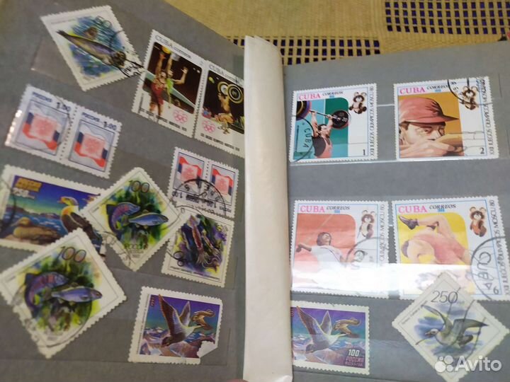 Почтовые марки СССР 2 альбома