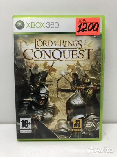 Диск Lord of the rings conquest на Xbox 360