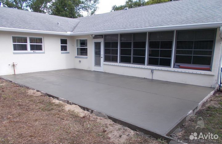 Бетонирование площадок