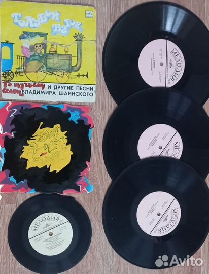 Пластинки Сказки и музыка 80-90х гг