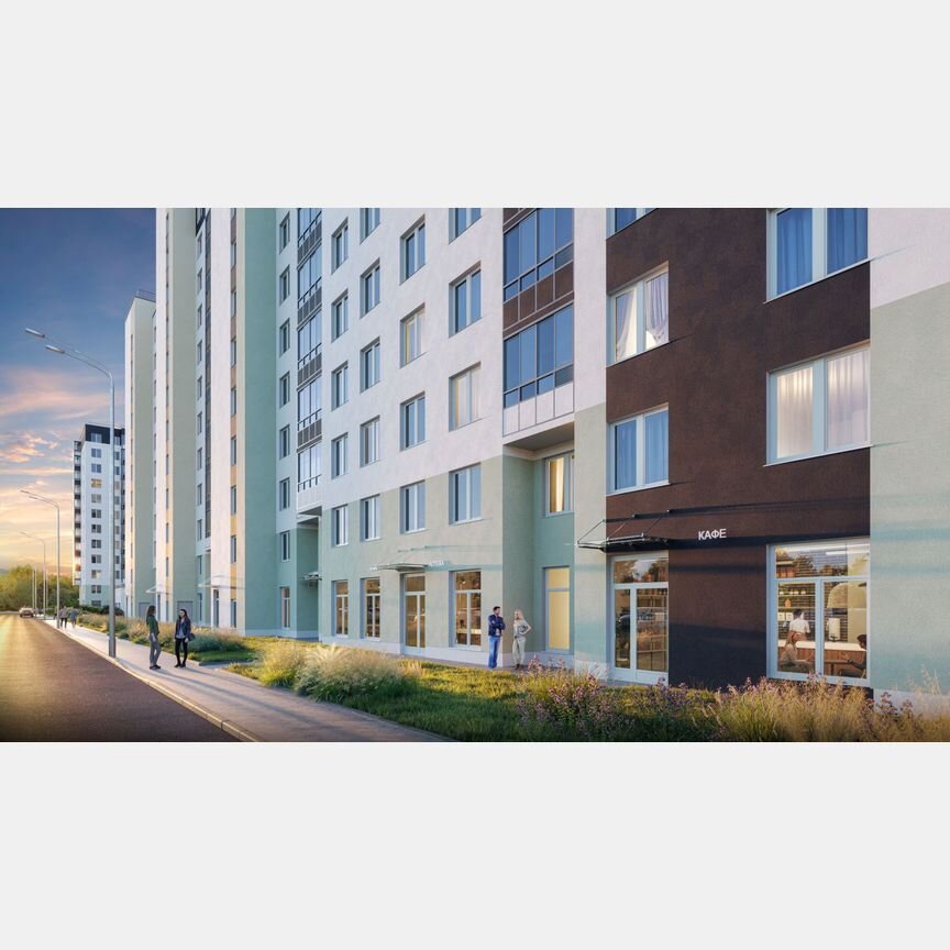 2-к. квартира, 58,1 м², 11/12 эт.