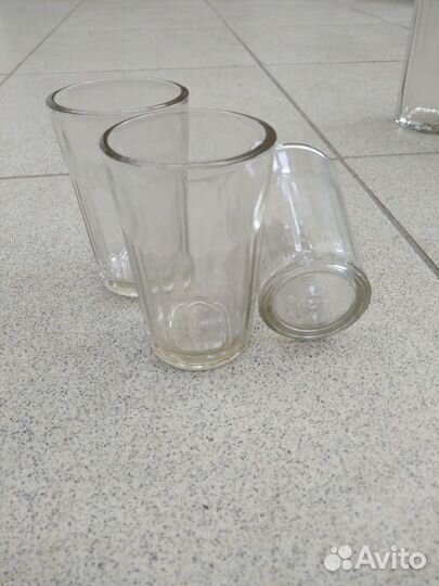 Бутылки стаканы стопки СССР