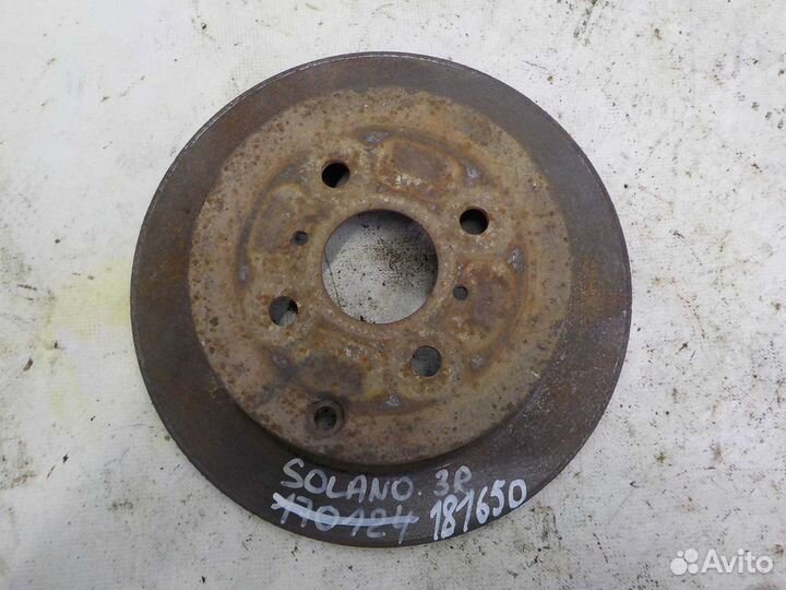 Тормозной диск lifan solano задний