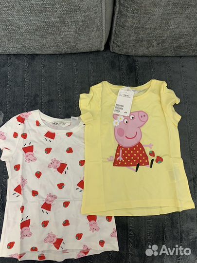 Футболки hm 98 104 для девочки