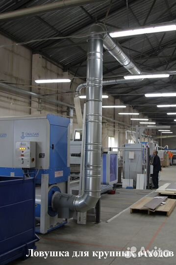 Воздуховоды оцинк., создание систем аспирации