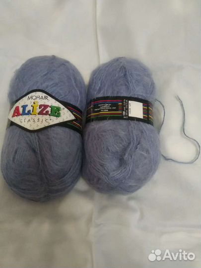 Пряжа мохер