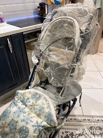 Санки-коляска на колесах