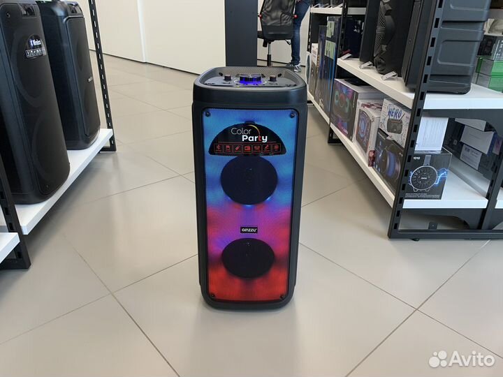 Колонка с подсветкой и караоке 56Вт