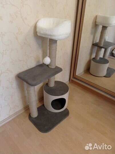 Домик для кошки с когтеточкой