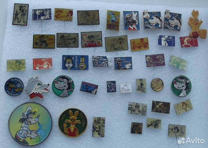 Значки СССР С Новым Годом, Ну Погоди