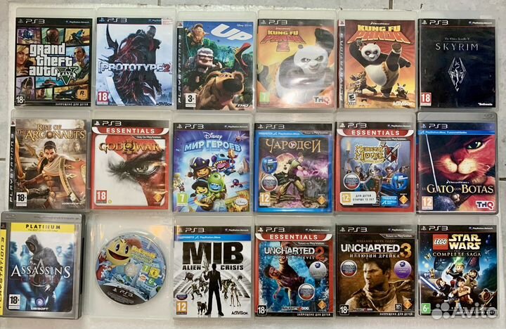 Оригинальные диски на PS3