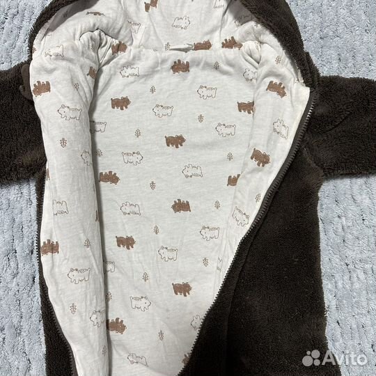 Плюшевый комбинезон 68