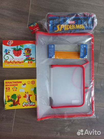 Новые папки А3/А5, пенал, пластилин