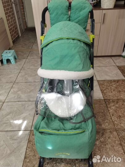 Детские санки коляска ника