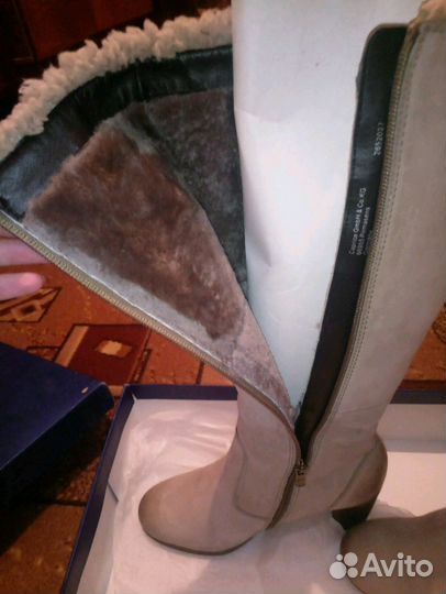 Сапоги новые зимние на цигейке