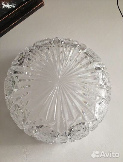 Менажница, салатники хрустальные