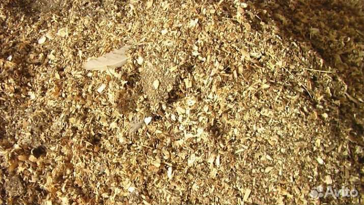 Птичий помет с опилками