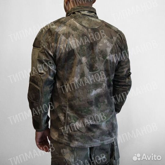 Тактический камуфляж рубашка + брюки, цвет мох