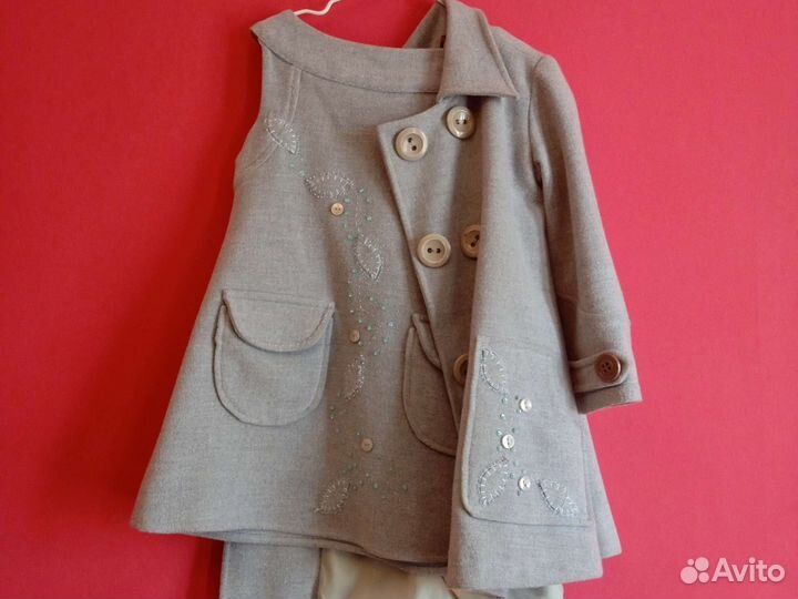 Пальто детское(комлект)