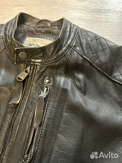 Крутая кожаная куртка