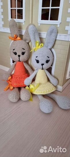 Вязанные игрушки ручной работы