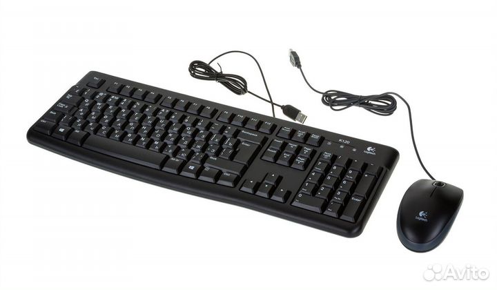 Набор мышь + клавиатура Logitech Desktop MK120