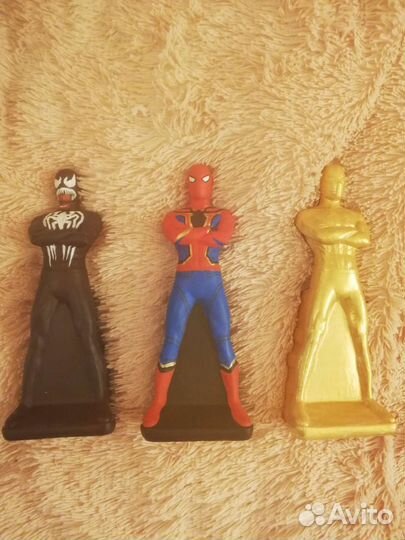Декоративные фигурки человек паук marvel