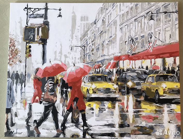 Картина по номерам готовая