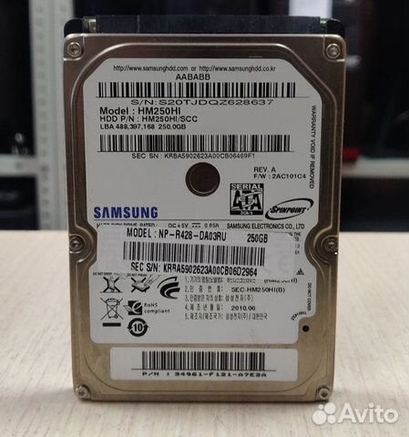HDD для ноутбука 2.5