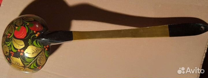 Половник СССР роспись,подарочный,новый