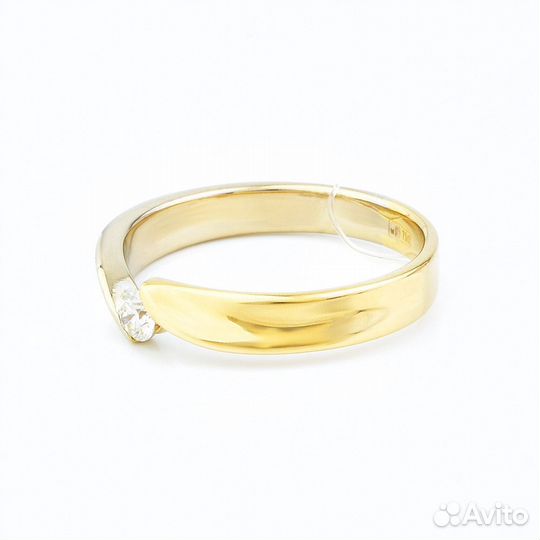 Кольцо золотое с бриллиантом