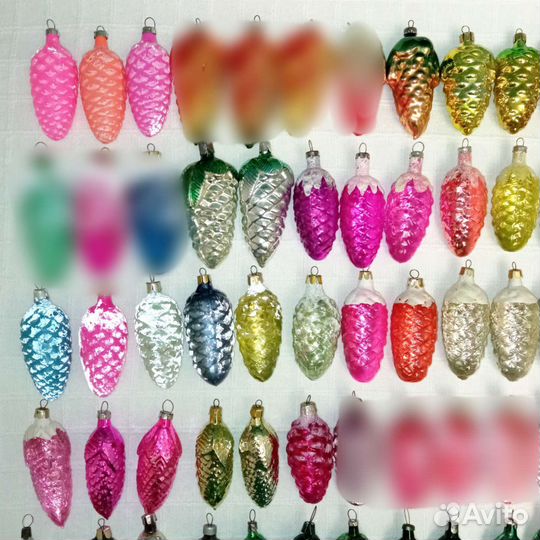Елочные игрушки СССР /шишки
