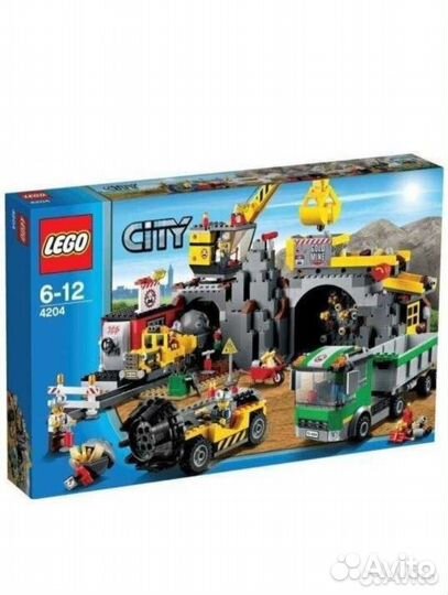 Конструктор legoCity4204 Шахта,выпуск 2014г.748дет