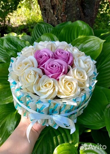 Розы из вспененного мыла